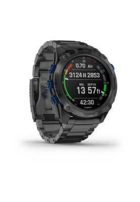 Годинник для дайвінгу Garmin Descent Mk2i / Descent T1 Bundle Titanium carbon gray DLC with DLC titanium band