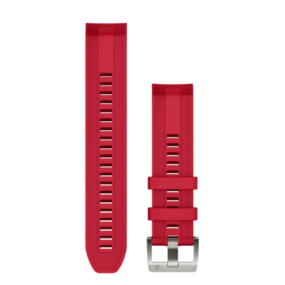Ремінець для Garmin MARQ GEN2 QuickFit 22 Silicone Strap Plasma Red