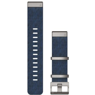Ремінець Garmin MARQ, QuickFit 22m, Jacquard Weave Nylon Strap, Indigo
