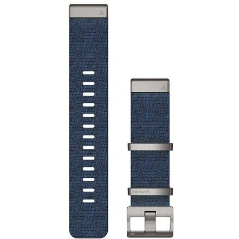 Ремінець Garmin MARQ, QuickFit 22m, Jacquard Weave Nylon Strap, Indigo