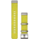 Ремінець Garmin MARQ, QuickFit 22m, Jacquard Weave Nylon Strap, Yel/Green Bands for Smart watches