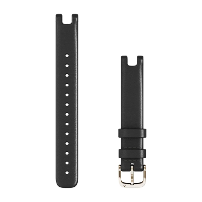Ремінець Garmin Lily, Band, Leather, Black Leather Band для smart watch