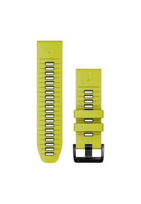 Ремінець Garmin epixPRO (g2),26mm QuickFit Lime/Grpht Silicon Bnd