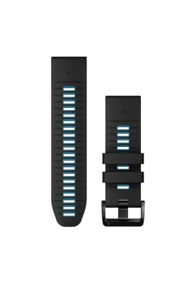 Ремінець Garmin epixPRO (g2),26mm QuickFit Blk/Blue Silicon Bnd