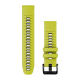 Ремінець Garmin epixPRO (g2), 22mm QuickFit Lime/Grpht Silicone Band