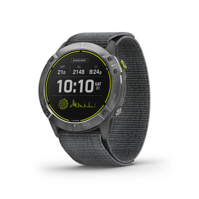 Годинник Garmin Enduro Steel with Gray UltraFit Nylon Strap