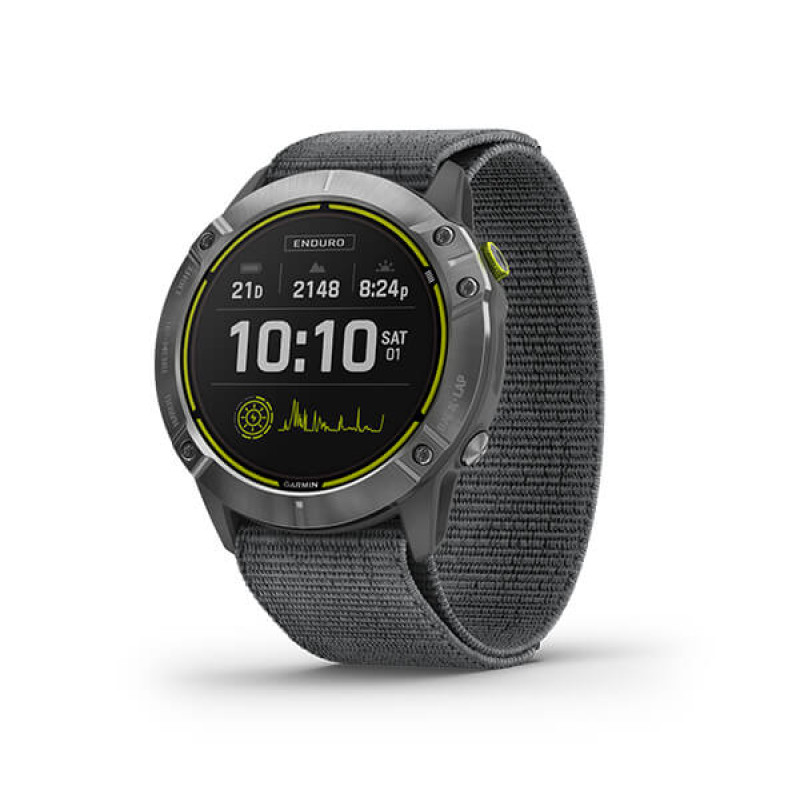 Годинник Garmin Enduro Steel with Gray UltraFit Nylon Strap