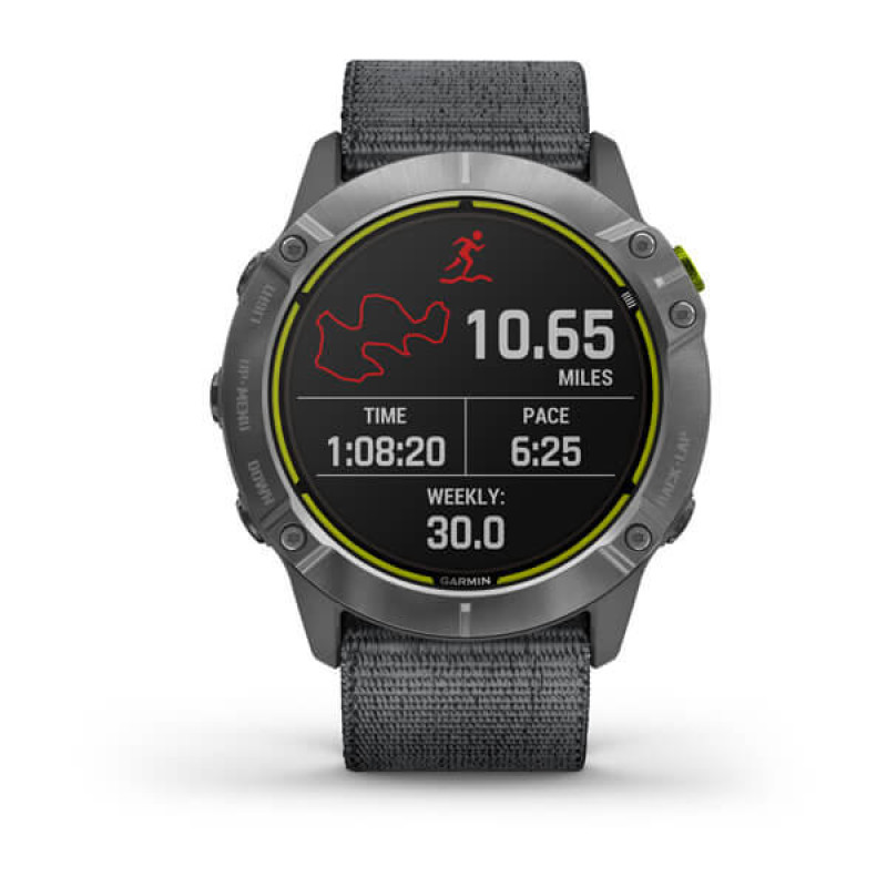 Годинник Garmin Enduro Steel with Gray UltraFit Nylon Strap