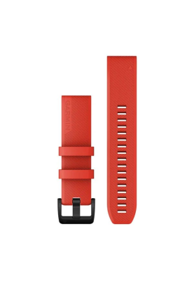 Ремінець Garmin Approach S62 Accessory Band, Laser Red w/Black SS, ремінець
