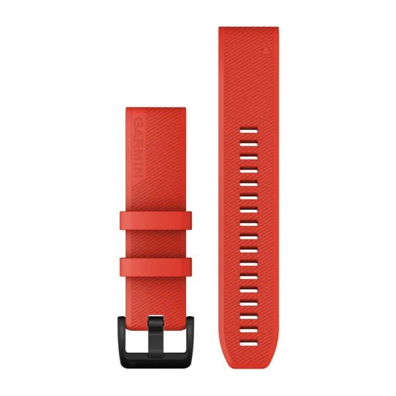 Ремінець Garmin Approach S62 Accessory Band, Laser Red w/Black SS, ремінець