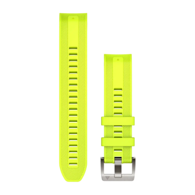 Ремінець для Garmin MARQ GEN2 QuickFit 22 Silicone Strap Amp Yellow