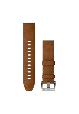 Ремінець Garmin MARQ GEN2 QF 22 Hybrid Leather Strap Brown/Black