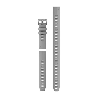 Ремінець Garmin Descent, 22mm, 3-pc, Silicone Dive Band, Powder Gray Band