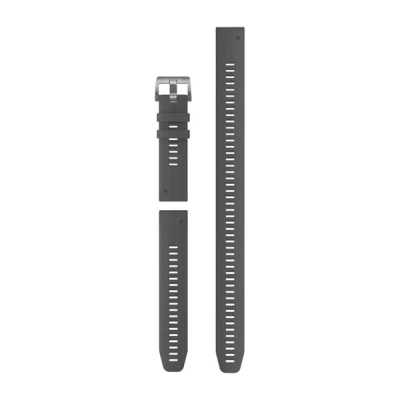 Ремінець Garmin Descent, 22mm, 3-pc, Silicone Dive Band, Slate Gray Band