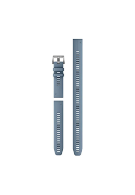 Ремінець Garmin Descent, 22mm, 3-pc, Silicone Dive Band, Hurricane Blue Band