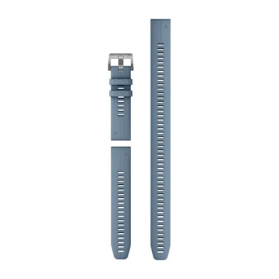 Ремінець Garmin Descent, 22mm, 3-pc, Silicone Dive Band, Hurricane Blue Band