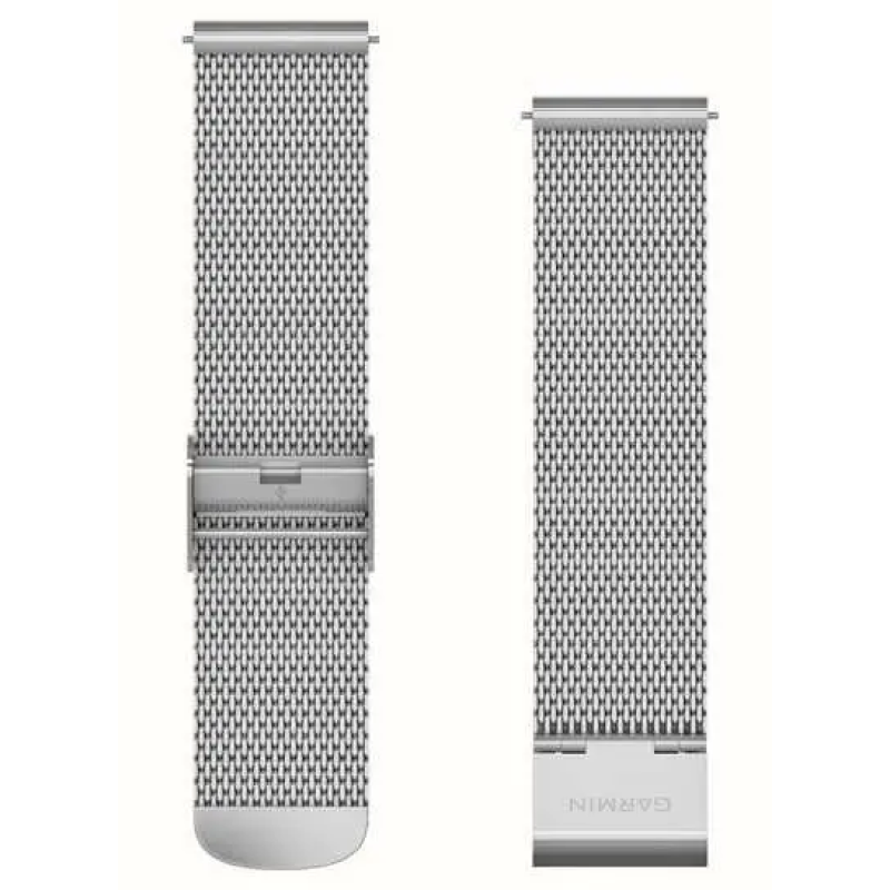 Ремінець Garmin vivomove, Luxe, 20mm, Milanese, Silver