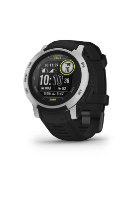 Смарт-годинник Garmin Instinct 2 Solar Surf Edition з чорним силіконовим ремінцем