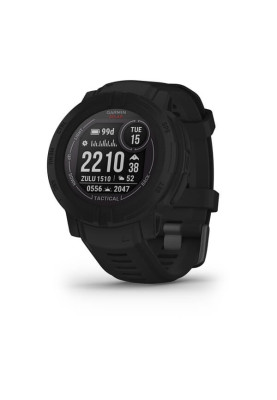 Смарт-годинник Garmin Instinct 2 Solar Tactical Edition з чорним силіконовим ремінцем