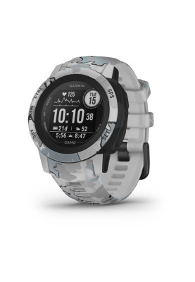 Смарт-годинник Garmin Instinct 2S Camo Edition з силіконовим ремінцем кольору камуфляж