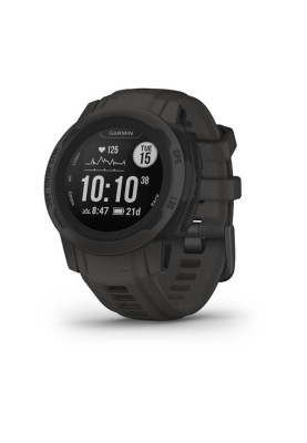 Смарт-годинник Garmin Instinct 2S з силіконовим ремінцем кольору графіт