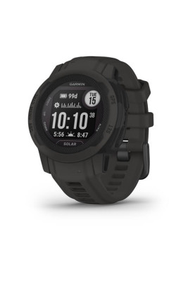 Смарт-годинник Garmin Instinct 2S Solar з силіконовим ремінцем кольору графіт