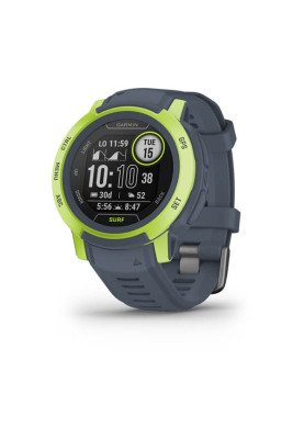 Смарт-годинник Garmin Instinct 2 Surf Edition з сірим силіконовим ремінцем