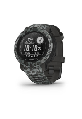 Смарт-годинник Garmin Instinct 2 Camo Edition з силіконовим ремінцем кольору графіт