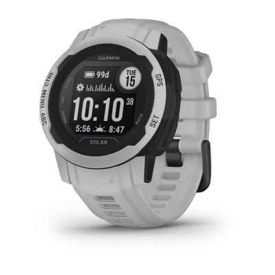 Смарт-годинник Garmin Instinct 2S Solar з сірим силіконовим ремінцем