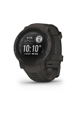 Смарт-годинник Garmin Instinct 2 з силіконовим ремінцем кольору графіт