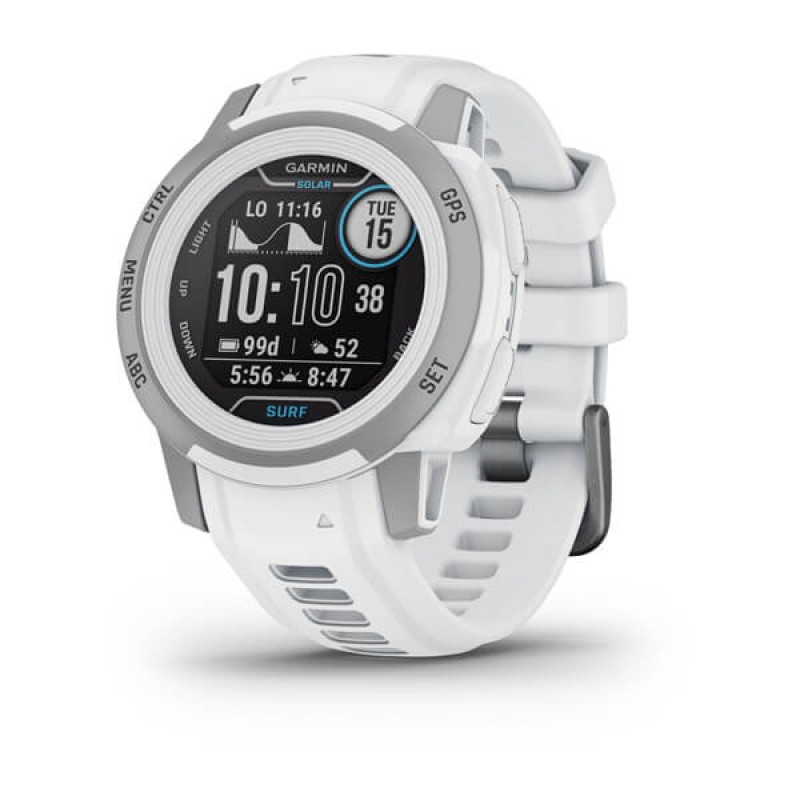 Смарт-годинник Garmin Instinct 2S Solar Surf Edition з силіконовим ремінцем кольору камуфляж