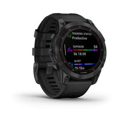 Garmin Fenix 7 Solar Slate Gray with Black Band