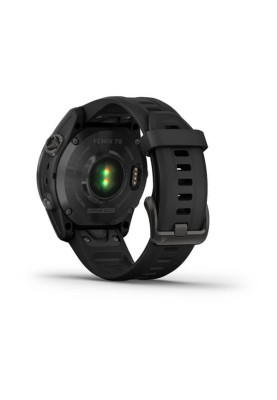Garmin Fenix 7S Sapphire Solar Carbon Gray DLC Titanium with Black Band