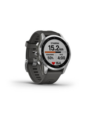 Garmin Fenix 7S Silver with Graphite Band