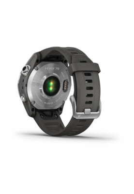 Garmin Fenix 7S Silver with Graphite Band