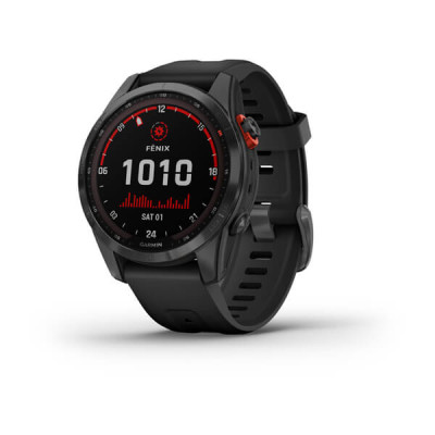 Garmin Fenix 7S Solar Slate Gray with Black Band