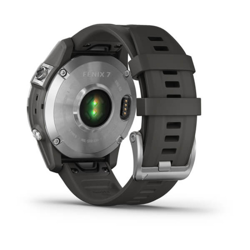 Garmin Fenix 7 Silver with Graphite Band