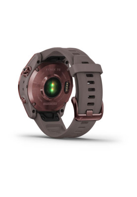 Garmin Fenix 7S Sapphire Solar Dark Bronze Titanium with Shale Gray Band