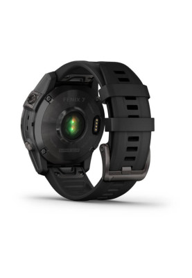 Garmin Fenix 7 Sapphire Solar Black DLC Titanium with Black Band