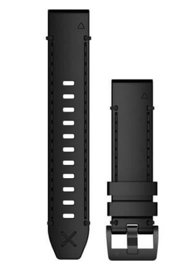 Ремінець для Garmin MARQ Black Leather Strap
