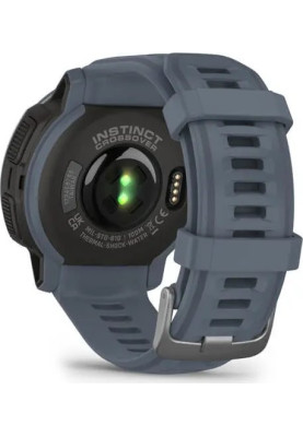 Смарт-годинник Garmin Instinct Crossover з синім силіконовим ремінцем