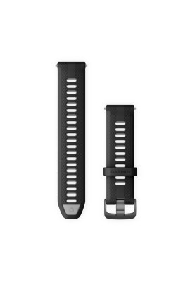 Ремінець для Garmin Forerunner 965 Black/Powder Gray with Slate Hardware 22mm