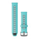 Ремінець для Garmin Forerunner 265 Aqua/Powder Gray with Slate Hardware 22mm