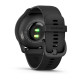 Гібридні смарт-годинник Garmin vivomove Trend Black з силіконовим ремінцем