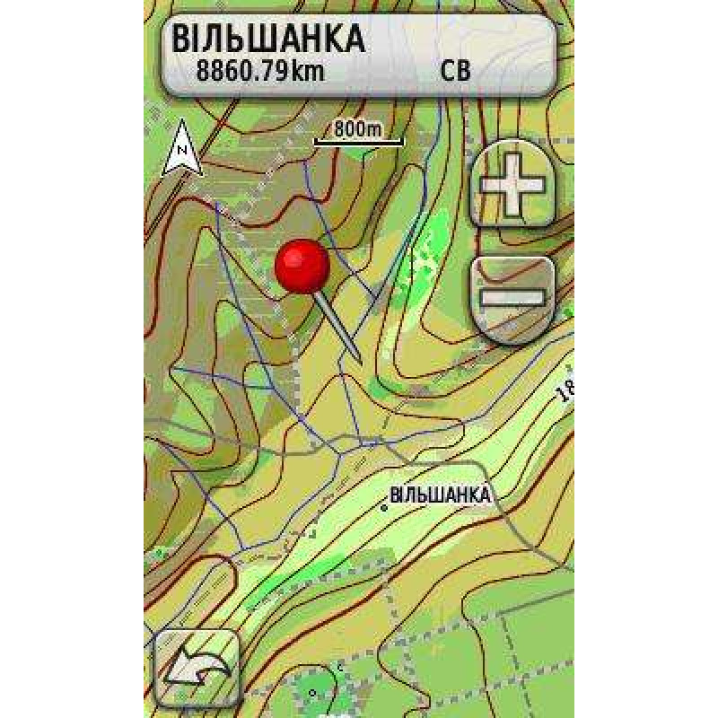Топографічна карта України для Garmin