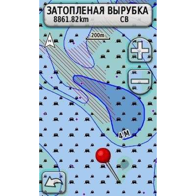 Топ карта рек Днепра и Дунай для