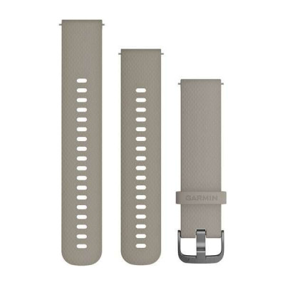 Ремінець для  Vivoactive 3 Sandstone Silicone Band with Slate Hardware