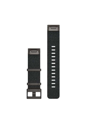 Ремінець для Garmin MARQ Jacquard-weave Nylon Strap – Heathered Black