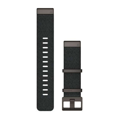 Ремінець для Garmin MARQ Jacquard-weave Nylon Strap – Heathered Black