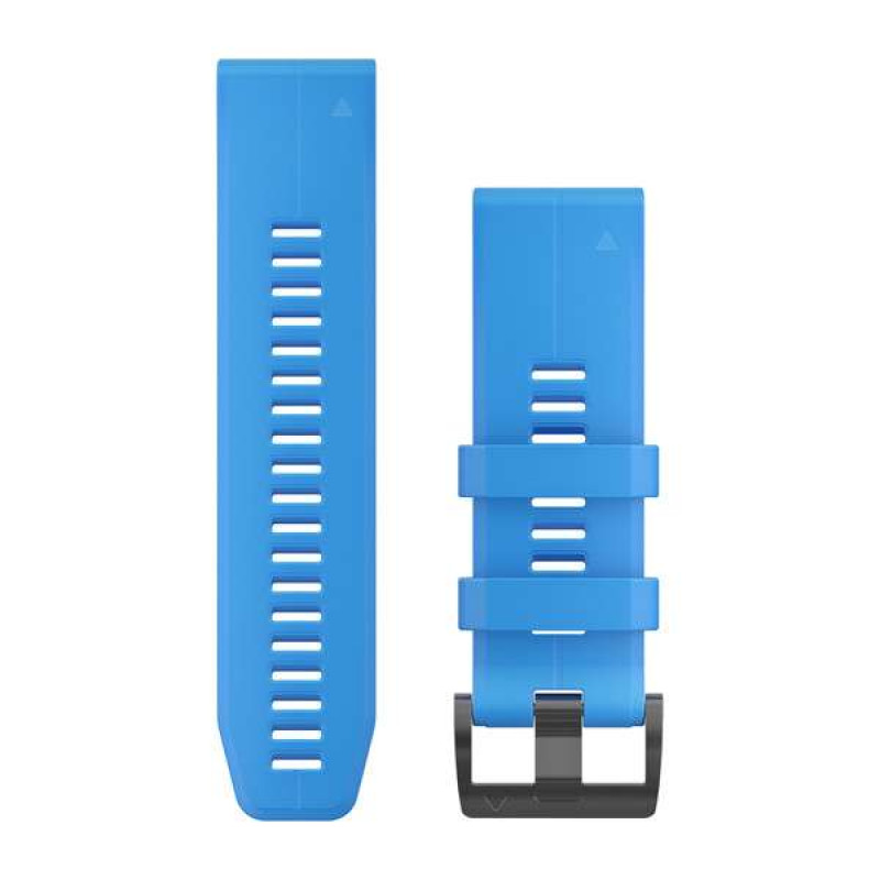 Ремінець для  Fenix 5X Plus 26mm QuickFit Cyan Blue Silicone Band